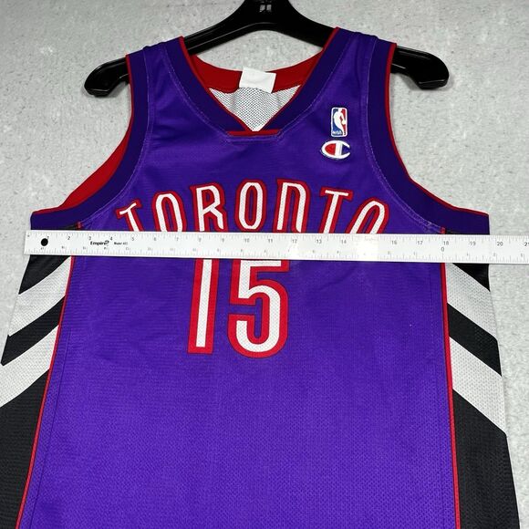 Vintage Champion Vince Carter Toronto Raptors Away Jersey Men’s Size Small - Picture 5 of 11